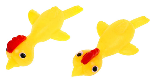 Wściekły Kurczak gumowy żółty kurczak do gry zręcznościowej dla dzieci 3+