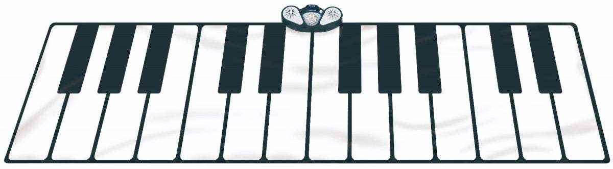 Duża mata muzyczna dziecięca keyboard XXL z trybem nagrywania i panelem dźwięków