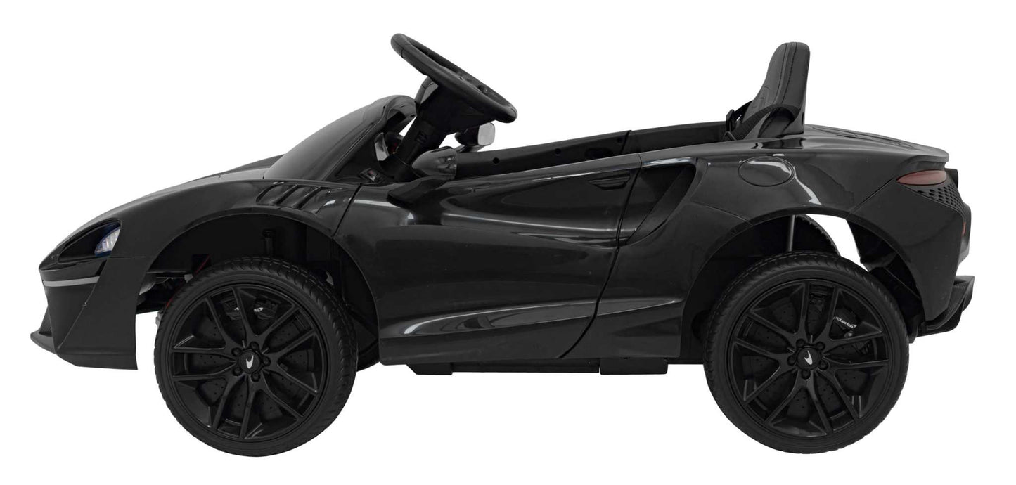 McLaren Artura na akumulator dla dzieci czarny pojazd 4x4 z piankowymi kołami i pilotem