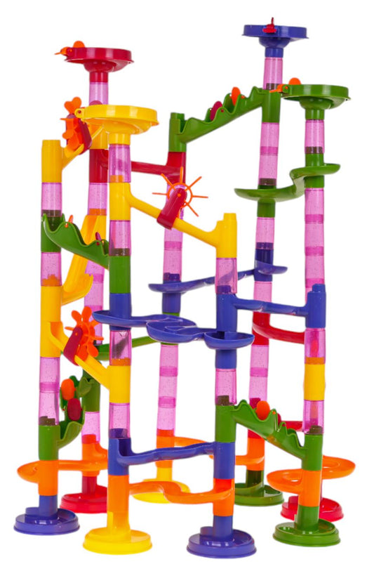 Tor Kulka kolorowy tor z kuleczkami 105 elementów dla dzieci od 3 lat