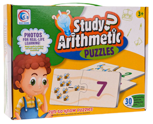 Gra edukacyjna Liczenie Dzieciom 3 Lat puzzle matematyczne dla dzieci 3+ rozwijające koordynację ręka-oko