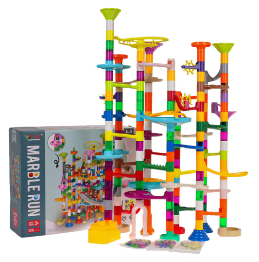 Kolorowy GIGA Tor Kulka 200 elementów konstrukcyjny dla dzieci od 3 lat