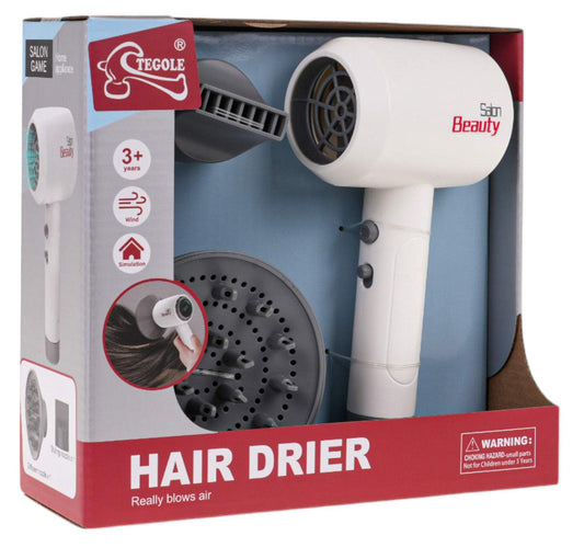 Interaktywna biała suszarka dziecięca z akcesoriami do zabawy dla dzieci powyżej 3 lat