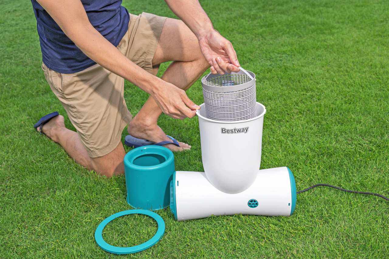Filtrująca Pompa Basenowa Bestway ze skimmerem do basenu z łatwym montażem i cichą pracą