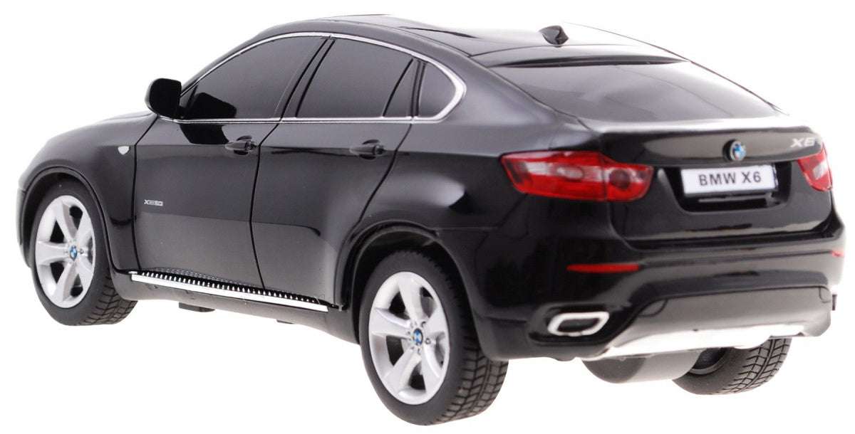 BMW X6 czarne zdalnie sterowane SUV w skali 1:24 z realistycznym designem i trwałą konstrukcją z ABS