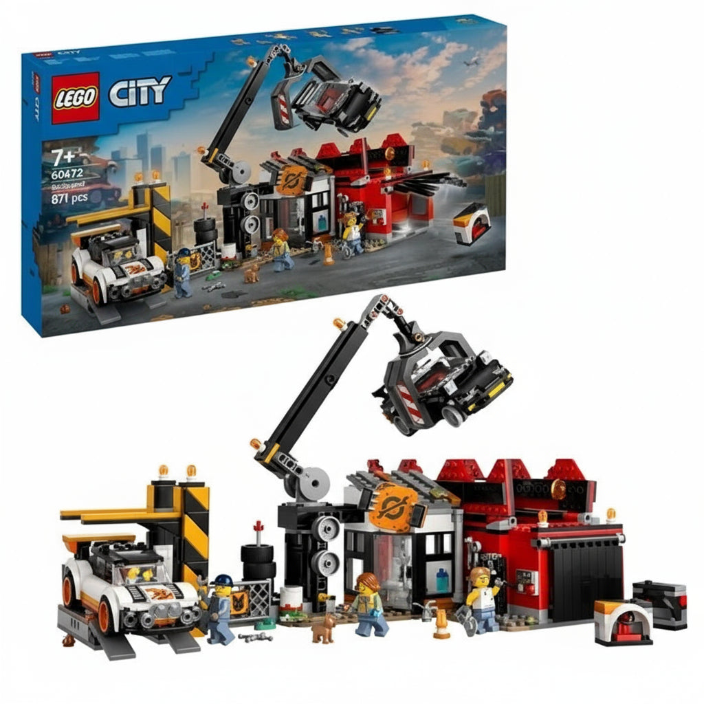 LEGO® CITY 60472 Złomowisko z samochodami