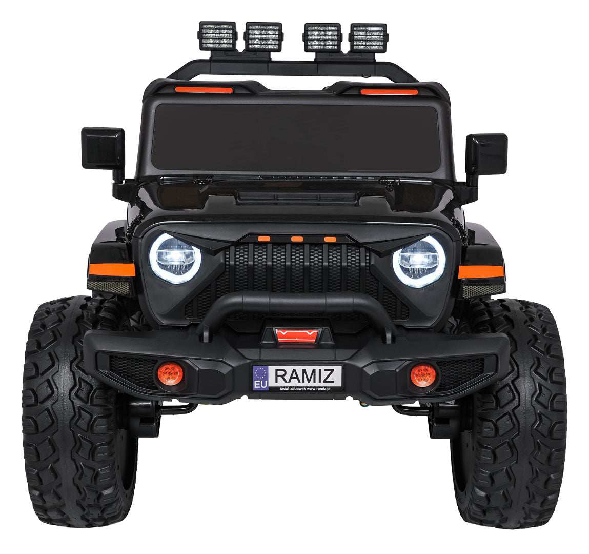 Extreme Sport 4x4 zdalnie sterowany pojazd terenowy dla dzieci z podwójnym siedzeniem i LED światłami