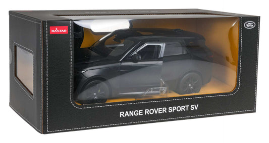 Zdalnie sterowany Range Rover SV 1:14 czarny model RASTAR w opakowaniu