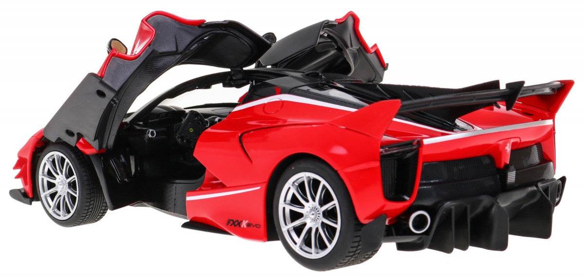 Czerwony model Ferrari FXX-K Evo z otwartymi drzwiami RC 1:14 od RASTAR