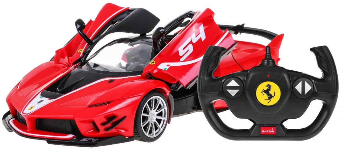 Ferrari FXX-K Evo 1:14 scale red RC car with remote controller and detailed design