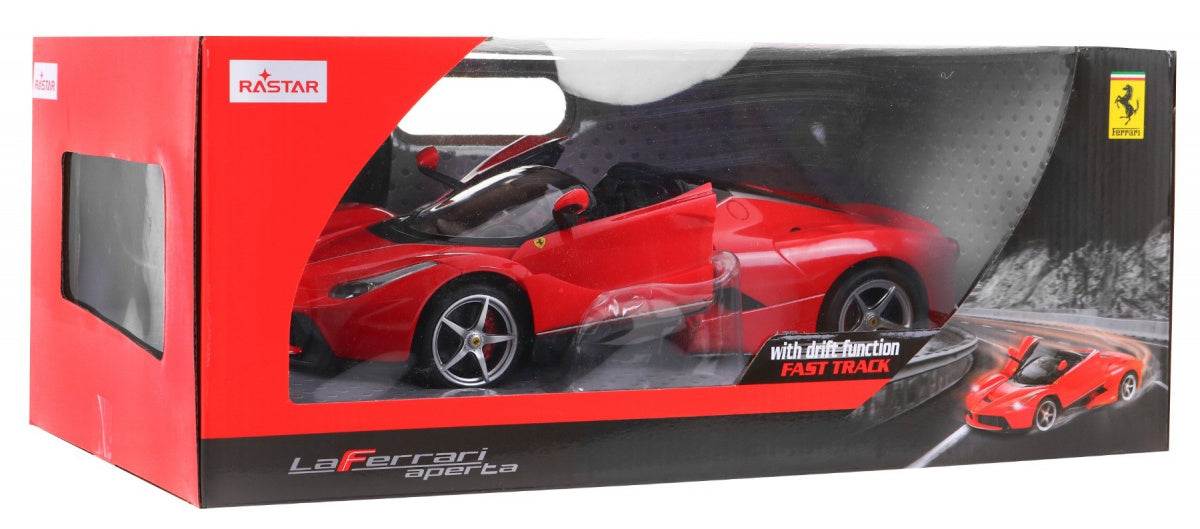 RASTAR Ferrari LaFerrari Aperta 1:14 scale red remote control car model with detailed design and opening doors