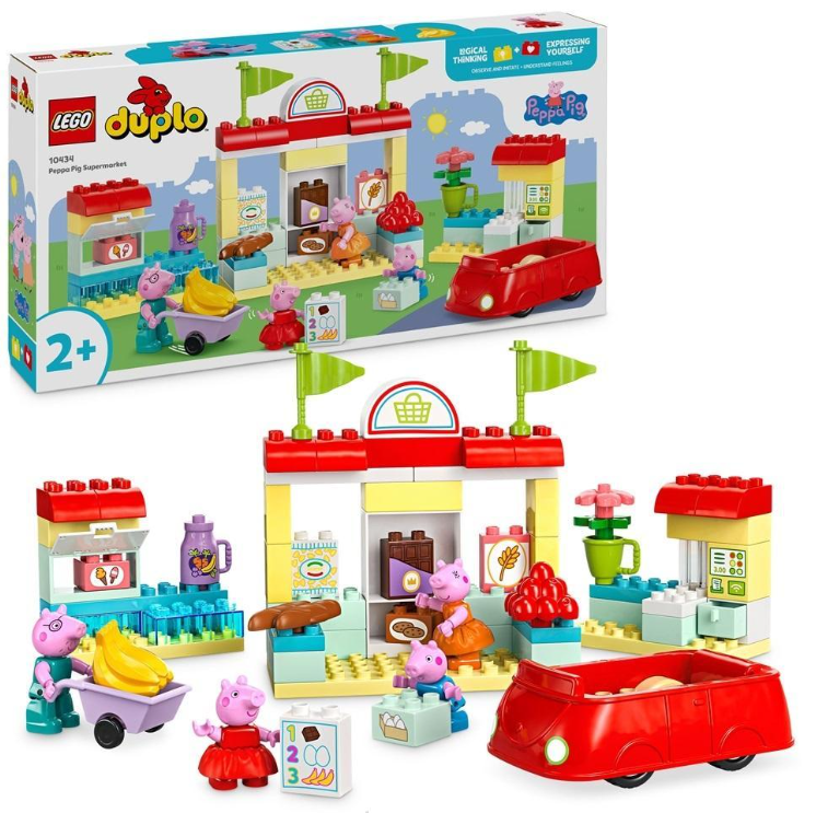 LEGO® DUPLO 10434 Peppa i supermarket