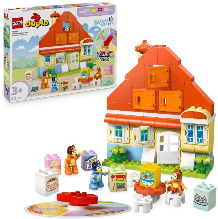 LEGO® DUPLO 10459 Dom rodzinny Blue z grą pamięc