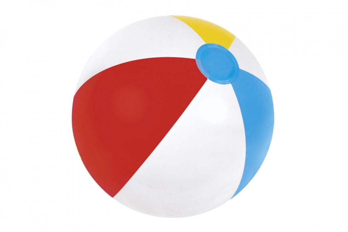 Kolorowa dmuchana piłka plażowa BESTWAY 51 cm do siatkówki wodnej i zabaw rodzinnych