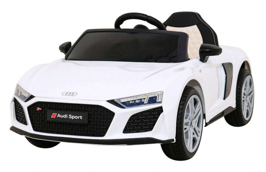 Biały Audi R8 LIFT samochodzik na akumulator dla dzieci z pilotem do zdalnego sterowania