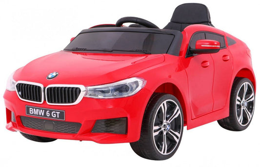 Czerwone BMW 6 GT autko na akumulator dla dzieci z pilotem i LED światłami