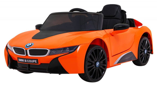 Pomarańczowy BMW I8 Lift Auto na akumulator dla dzieci z pilotem i MP3