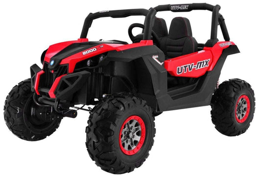 Buggy SuperStar 4x4 children's off-road vehicle with MP4, remote control, LED lights, and sturdy EVA foam tires