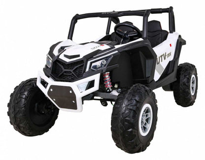Biały dziecięcy Buggy UTV-MX 4x4 na akumulator z pilotem, LED i systemem audio