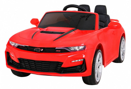 Czerwony samochód na akumulator dla dzieci Chevrolet Camaro 2SS z pilotem zdalnego sterowania i realistycznym designem