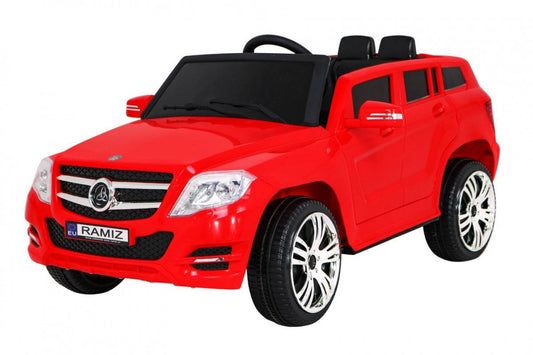 Autko City Rider czerwony elektryczny samochód dla dzieci z pilotem MP3 USB LED