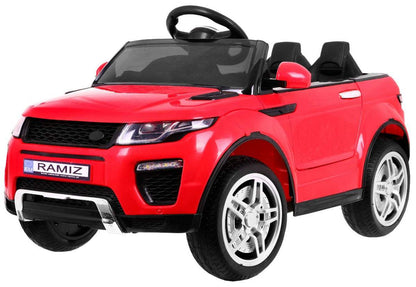 Autko Rapid Racer czerwony elektryczny SUV dla dzieci z pilotem i światłami LED
