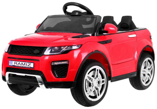 Autko Rapid Racer czerwony elektryczny SUV dla dzieci z pilotem i światłami LED