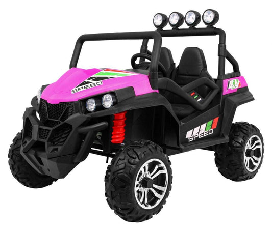 Grand Buggy Lift 4x4 różowy pojazd terenowy dla dzieci z pilotem, LED i MP3