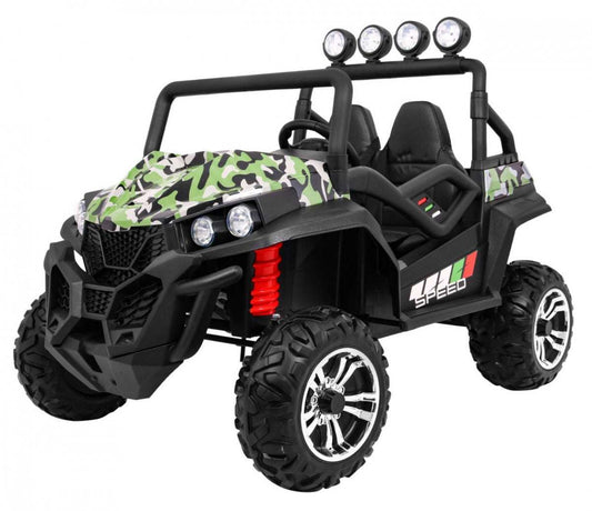 Grand Buggy Moro children's 4x4 ride-on vehicle with LED lights and remote control