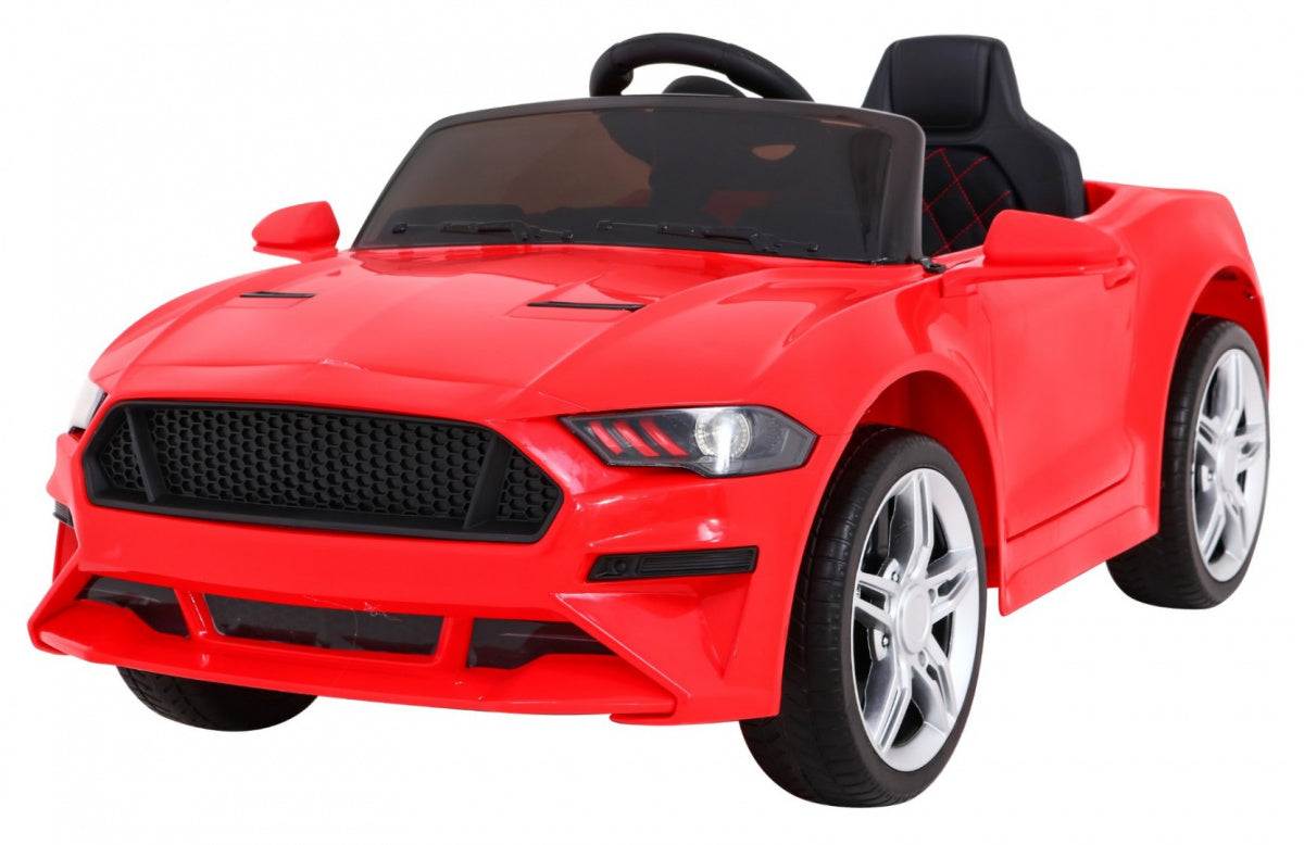 Czerwone dziecko elektryczne autko GT Sport z pilotem, LED i MP3
