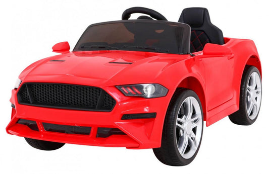 Czerwone dziecko elektryczne autko GT Sport z pilotem, LED i MP3