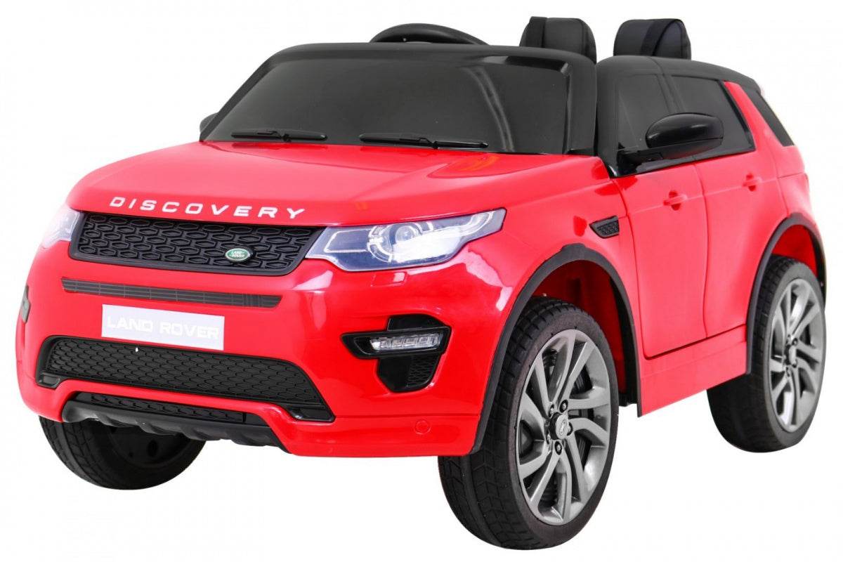 czerwony dziecięcy Land Rover Discovery elektryczny SUV z pilotem na 12V