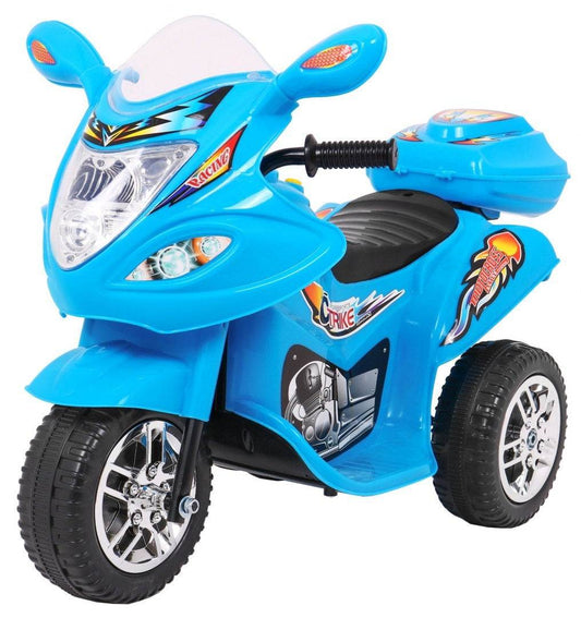 BJX088 Motorek niebieski trójkołowy dziecięcy z dźwiękami i światłami