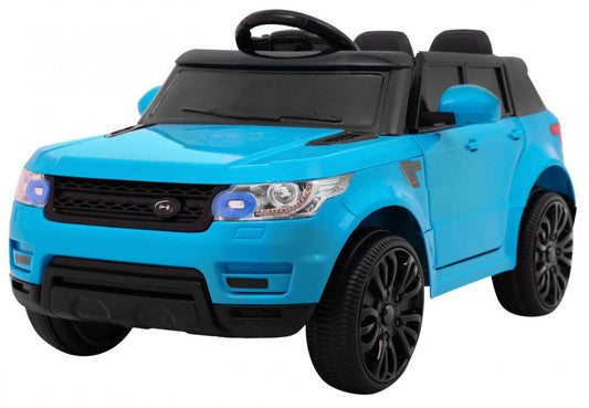 Blue Autko Start Run electric ride-on SUV for kids with remote control and LED lights
