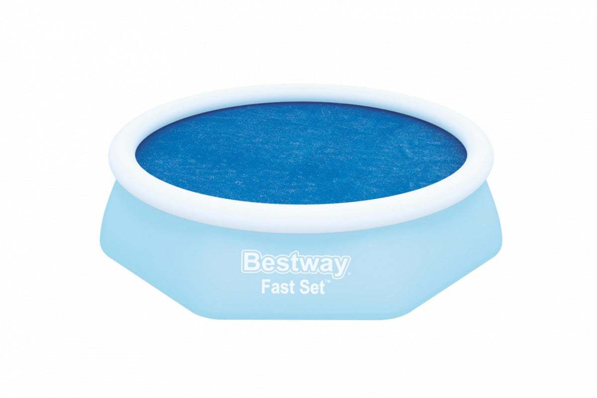 Pokrywa Solarna Bestway 210 cm do basenu Fast Set, utrzymująca ciepło i chroniąca przed zanieczyszczeniami