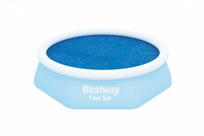 Pokrywa Solarna Bestway 210 cm do basenu Fast Set, utrzymująca ciepło i chroniąca przed zanieczyszczeniami