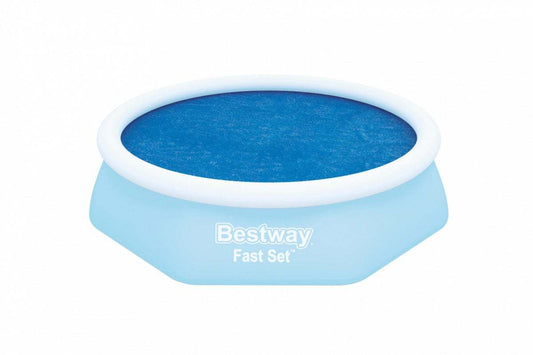 Pokrywa Solarna Bestway 210 cm do basenu Fast Set, utrzymująca ciepło i chroniąca przed zanieczyszczeniami