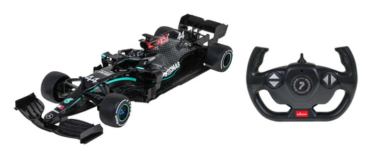 Mercedes AMG F1 W11 1:12 scale remote control race car with steering wheel controller by RASTAR