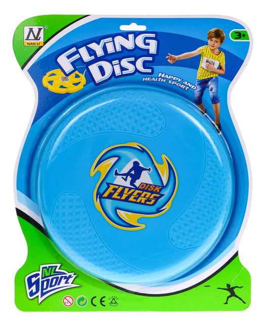 Niebieski Frisbee Latający Dysk dla dzieci i dorosłych do zabawy na świeżym powietrzu