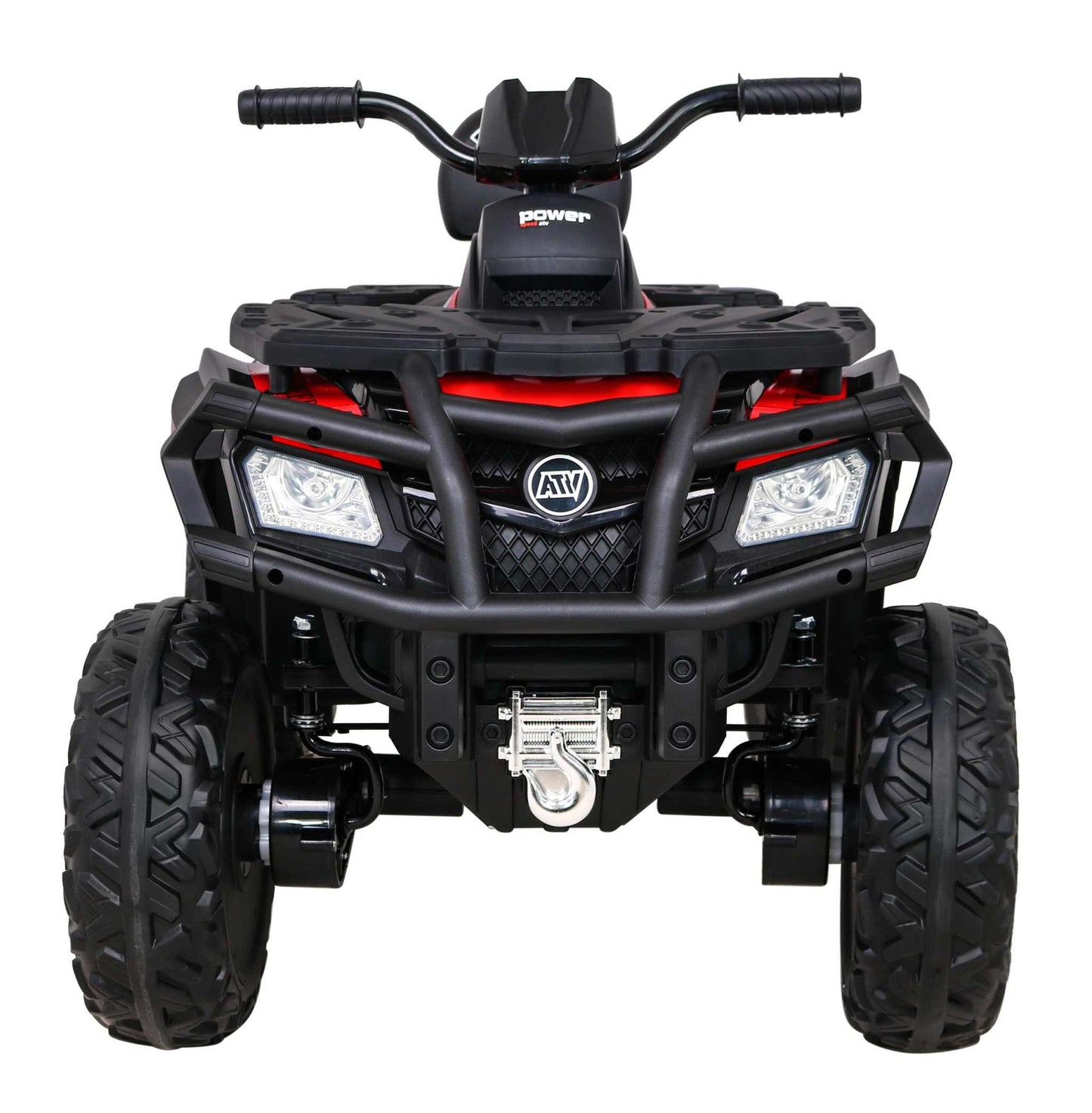 Quad XT-Speed dziecięcy czerwony quad 4x4 z napędem, kołami EVA, LED i MP3