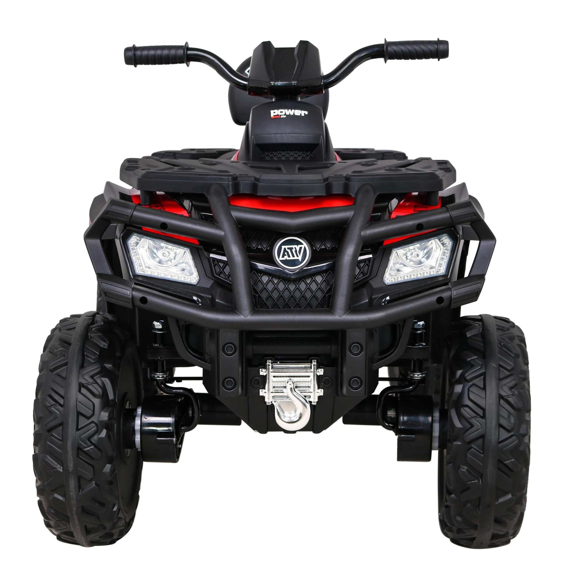 Quad XT-Speed dziecięcy czerwony quad 4x4 z napędem, kołami EVA, LED i MP3