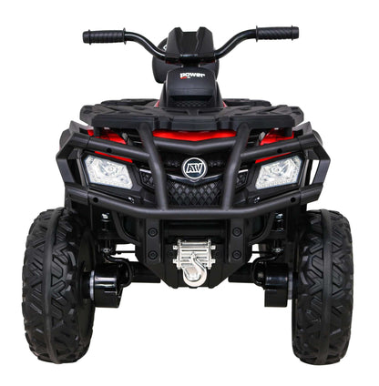 Quad XT-Speed dziecięcy czerwony quad 4x4 z napędem, kołami EVA, LED i MP3