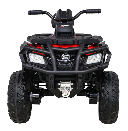 Quad XT-Speed dziecięcy czerwony quad 4x4 z napędem, kołami EVA, LED i MP3