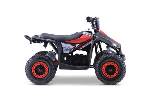 Quad HIPERFECT na akumulator 1000W dla młodzieży z regulowanym siedzeniem i maksymalną prędkością 35 km/h.