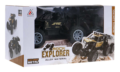 Rock Explorer metalowy zdalnie sterowany crawler 4x4 dla dzieci 8 lat w skali 1:18