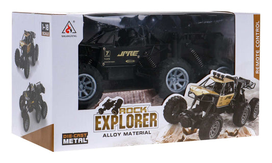 Rock Explorer metalowy zdalnie sterowany crawler 4x4 dla dzieci 8 lat w skali 1:18