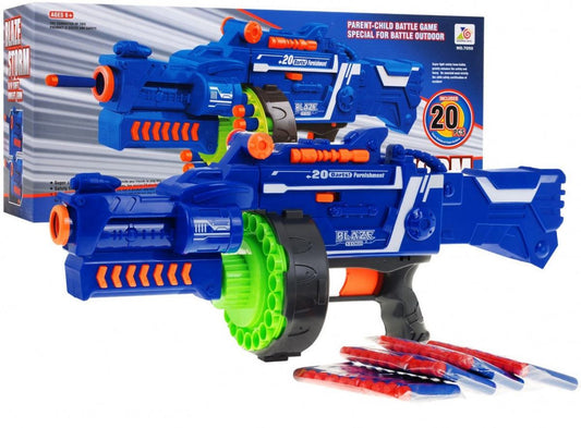 Blaze Storm Karabin electric toy gun for kids with 20 foam darts and 10m range