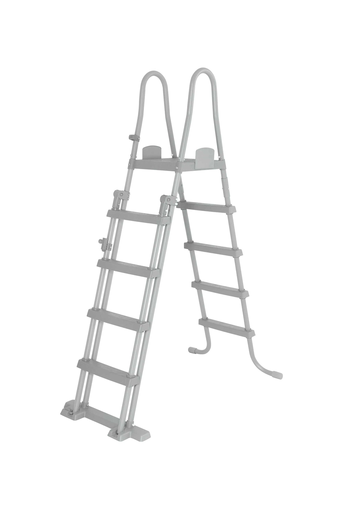 Drabinka do basenu stelażowego 20FT Bestway SteelPRO Max, metalowa z antypoślizgowymi stopniami