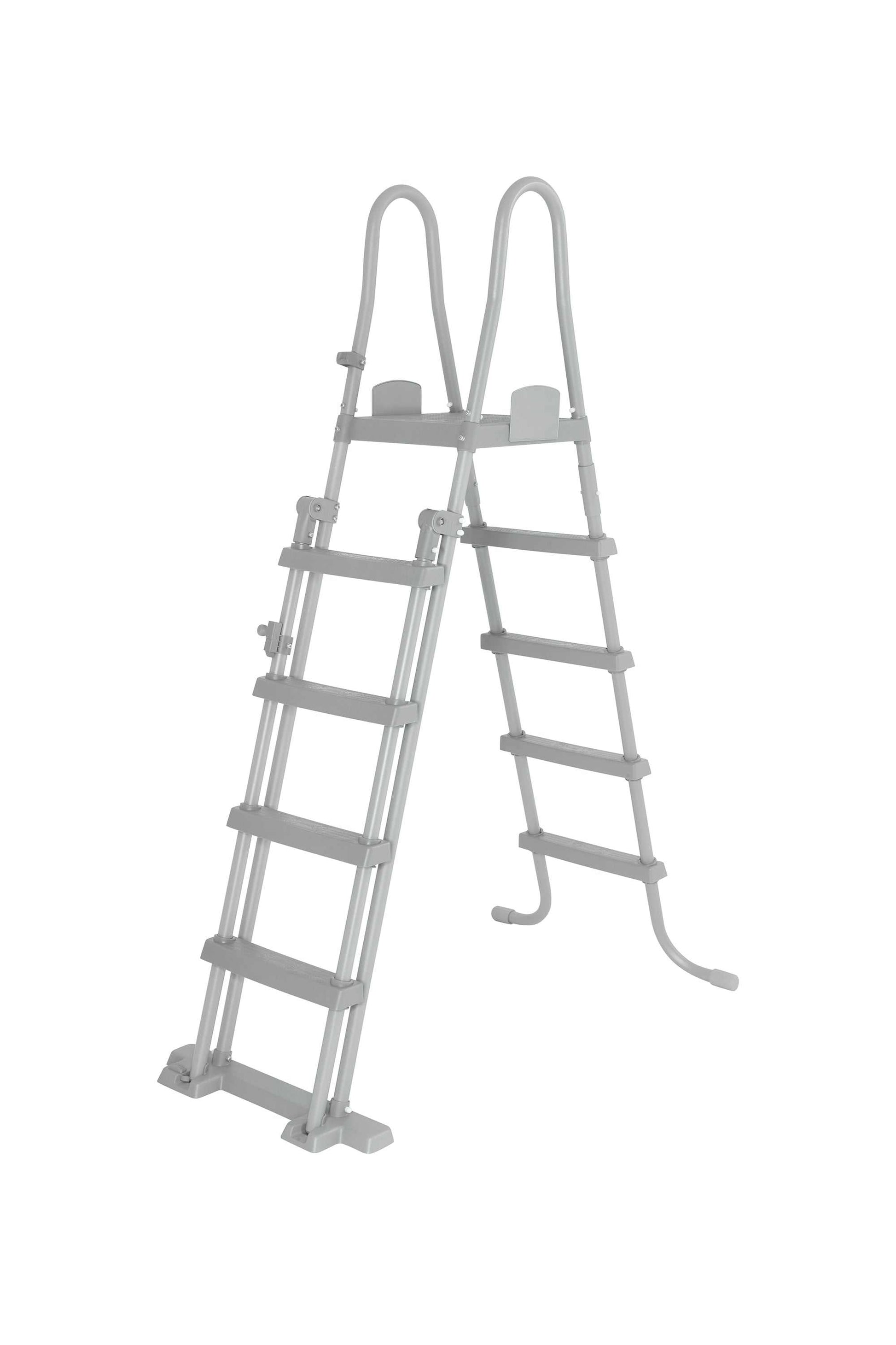 Drabinka do basenu stelażowego 20FT Bestway SteelPRO Max, metalowa z antypoślizgowymi stopniami