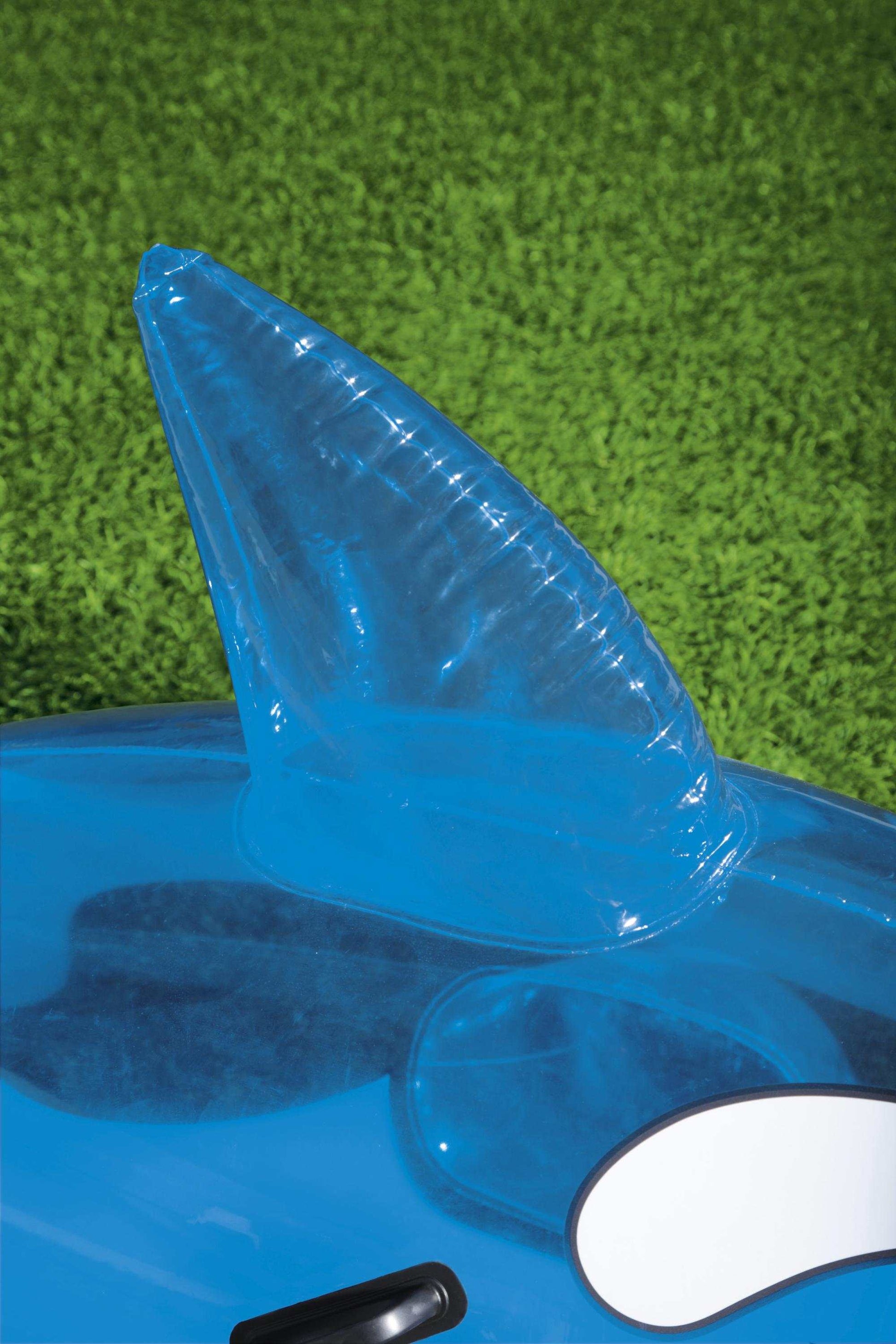 Materac dmuchany Delfin Bestway niebieski z uchwytami dla dzieci 157x94 cm